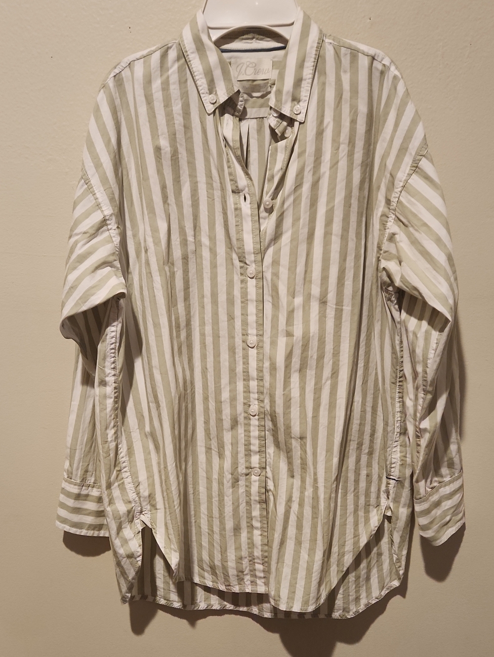 ❤️ J. CREW RELAXED FIT RELAXED COTTON POLIN BUTTON-UP SHIRT IN BOLD STRIPE, 2 - Picture 2 of 11